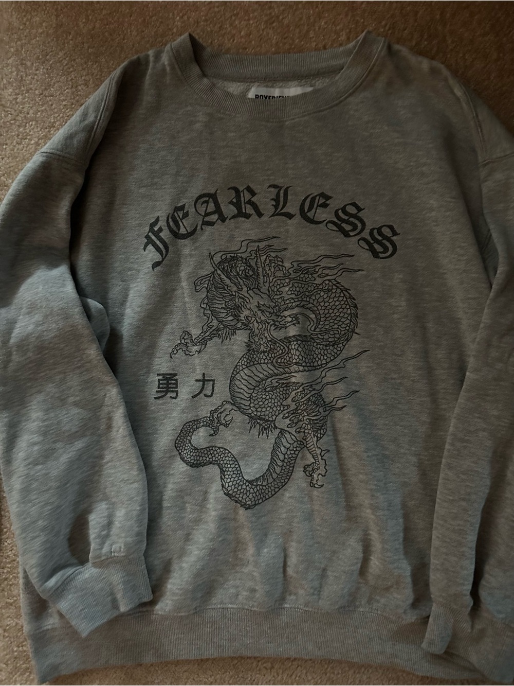 Urban Planet Grey Crewneck - Medium